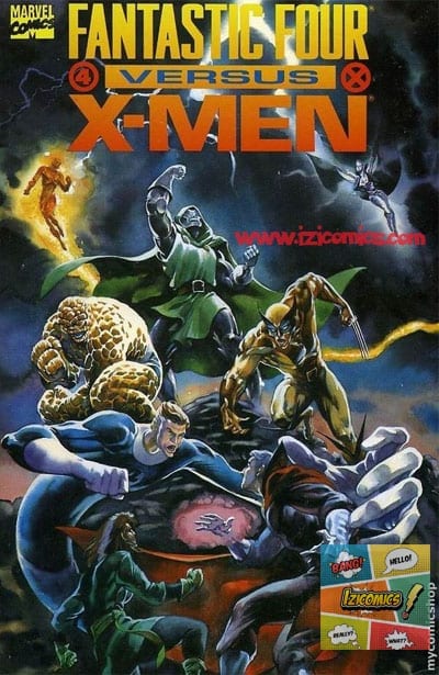 Ver Comics X-men vs los 4 Fantasticos