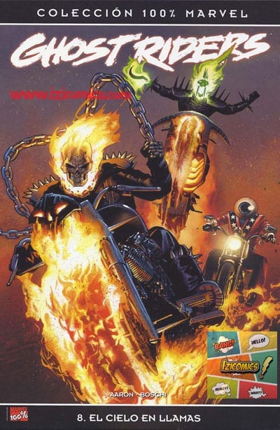 Marvel Comics Ghost Rider El Cielo en llamas