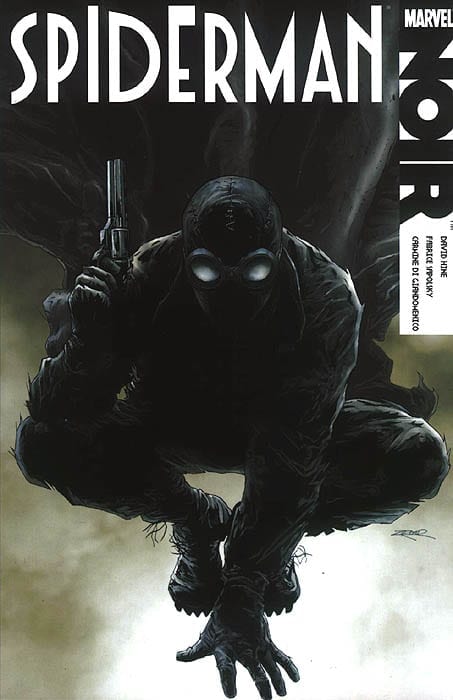 comic Spiderman noir