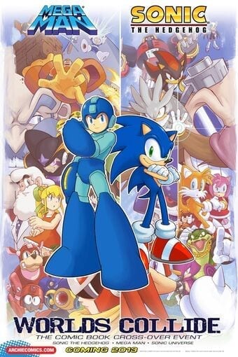 Descargar Sonic el Erizo Mega Man – Unión de los Mundos comic