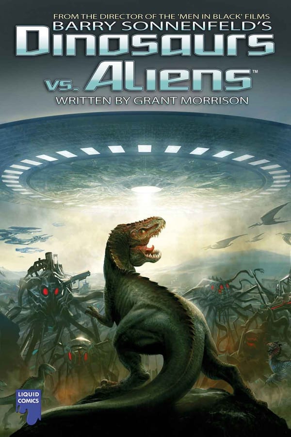 Comic completo Dinosaurios vs Aliens