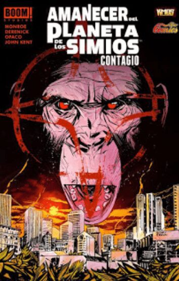 Descargar El Amanecer del Planeta de los Simios Contagio comic