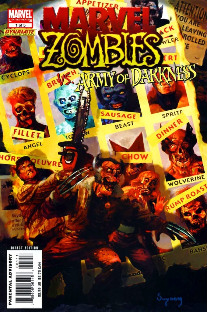 Comic completo Marvel Zombies / Army of Darkness