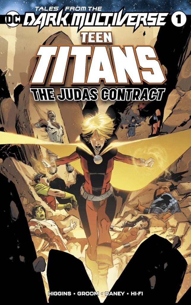 Descargar Tales from the dark multiverse teen titans the judas contract comic