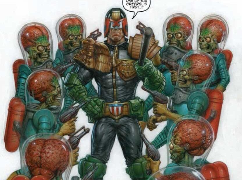 Comic completo Mars Attacks Judge Dredd