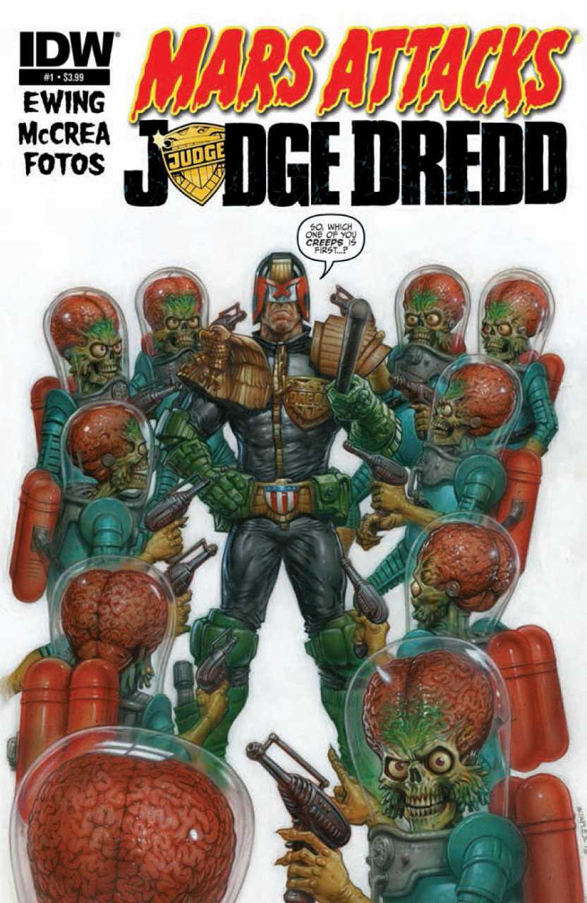 Comic completo Mars Attacks Judge Dredd