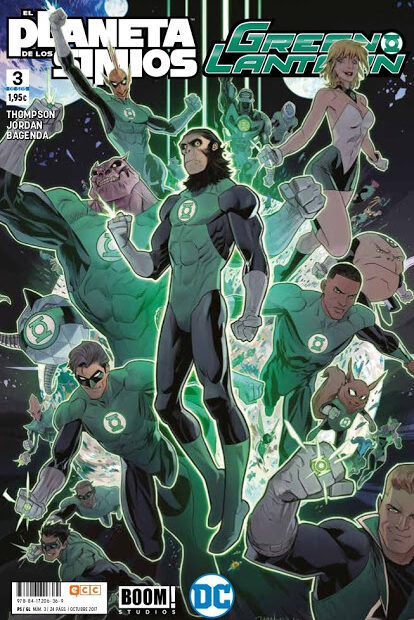 Comic completo Green Lantern y el Planeta de los Simios