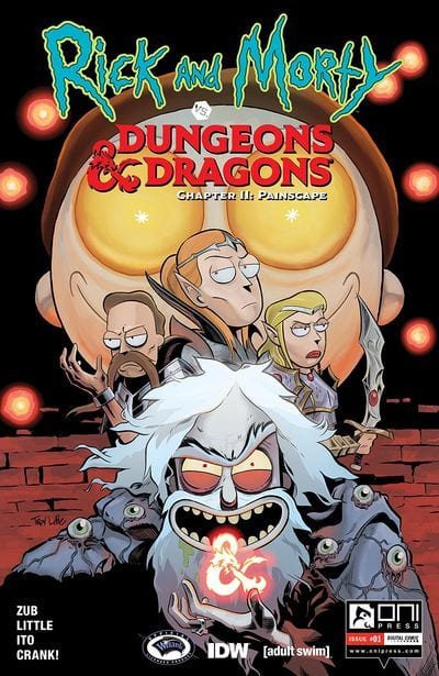 Comic completo Rick And Morty Vs Dungeons And Dragons II
