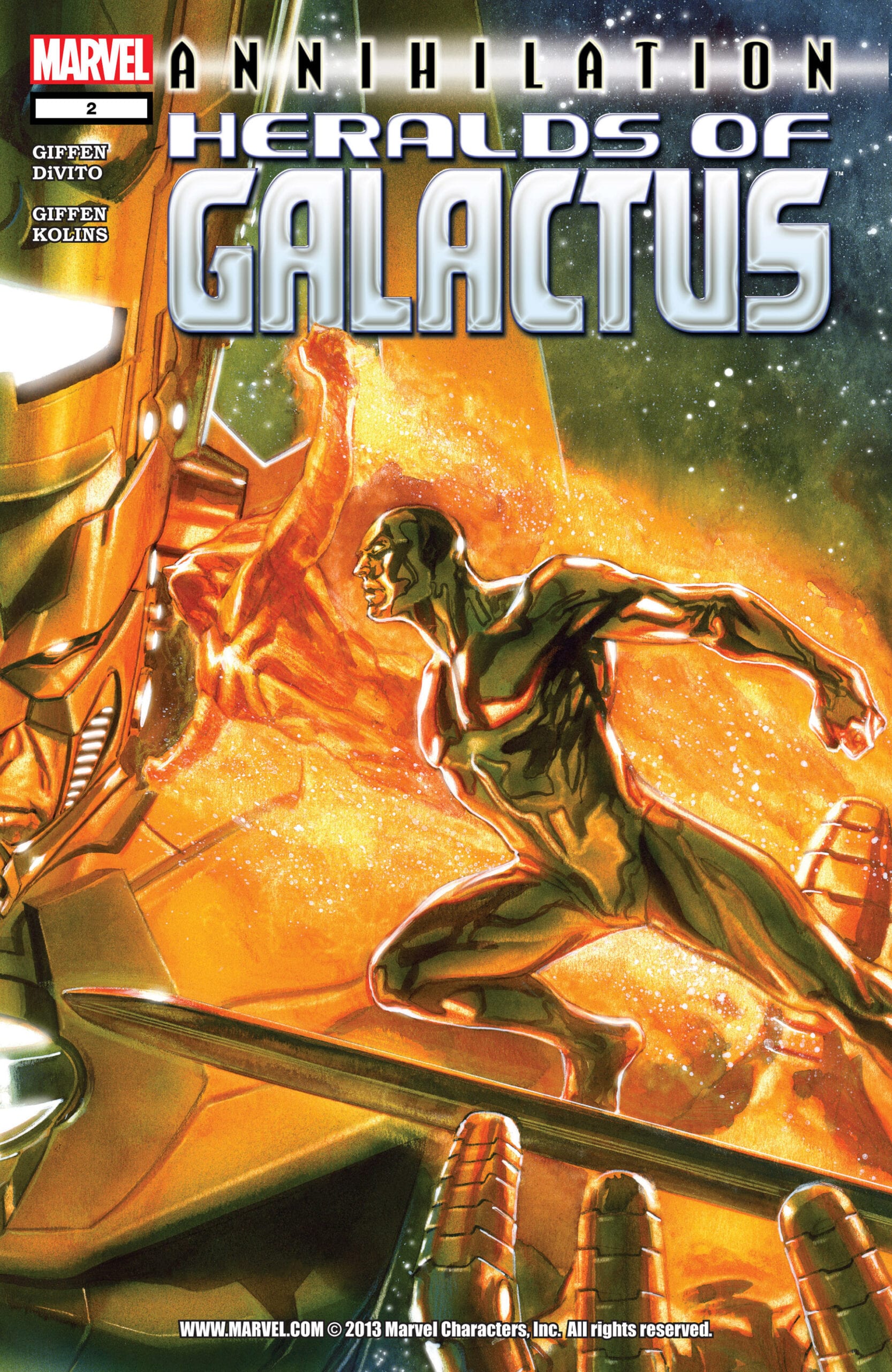 Descargar Annihilation Heralds of Galactus comic scaled