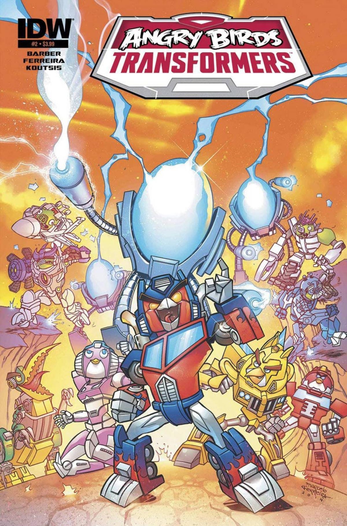Comic completo Angry Birds: Transformers