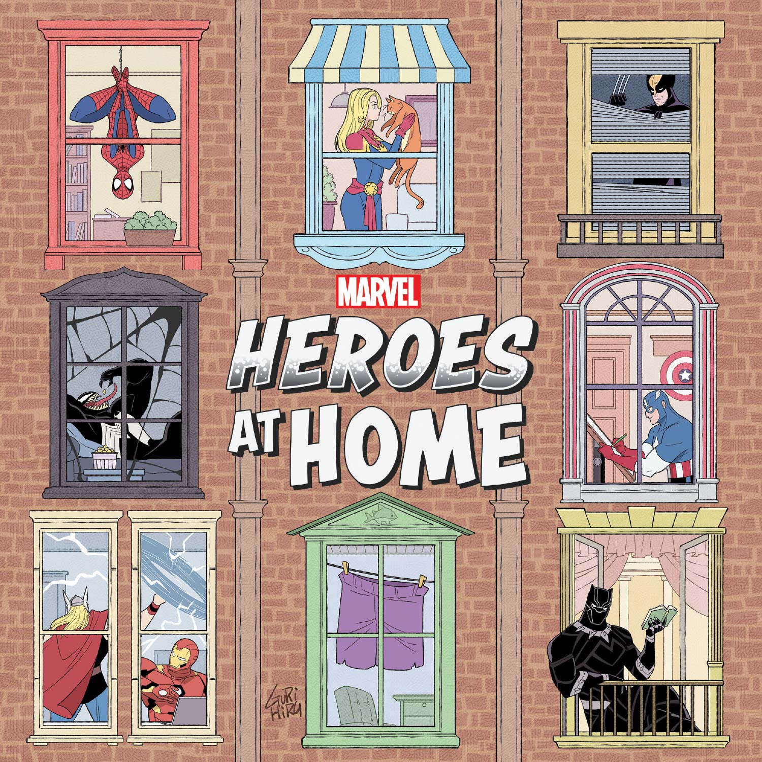 Comic completo Heroes At Home