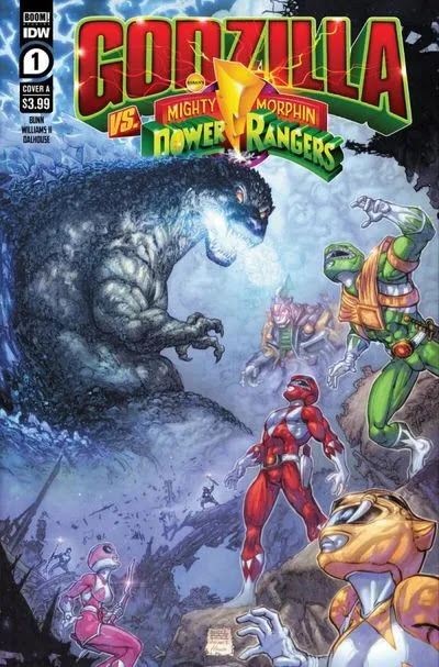 Descargar Godzilla vs Power Rangers comic